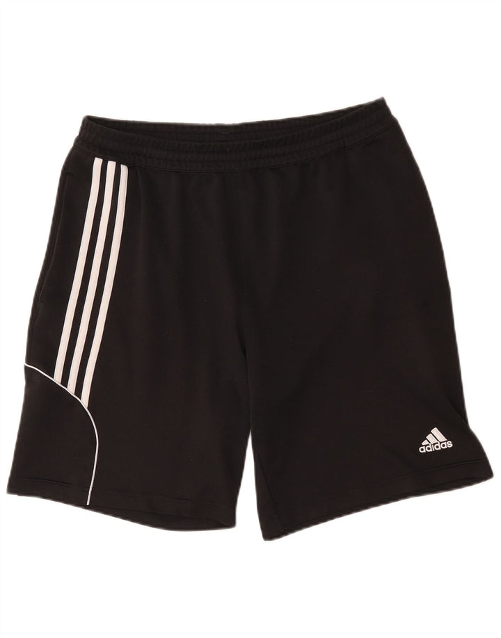 Męskie spodenki sportowe Adidas Climalite, duże, czarne, poliestrowe