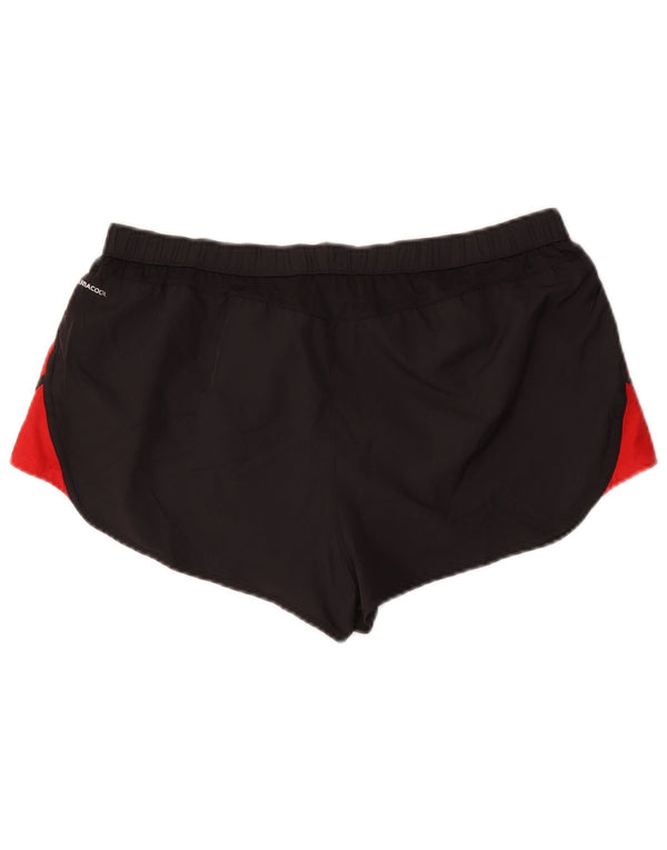Damskie spodenki sportowe Adidas Climacool UK 16, duże, czarne, z blokami kolorów