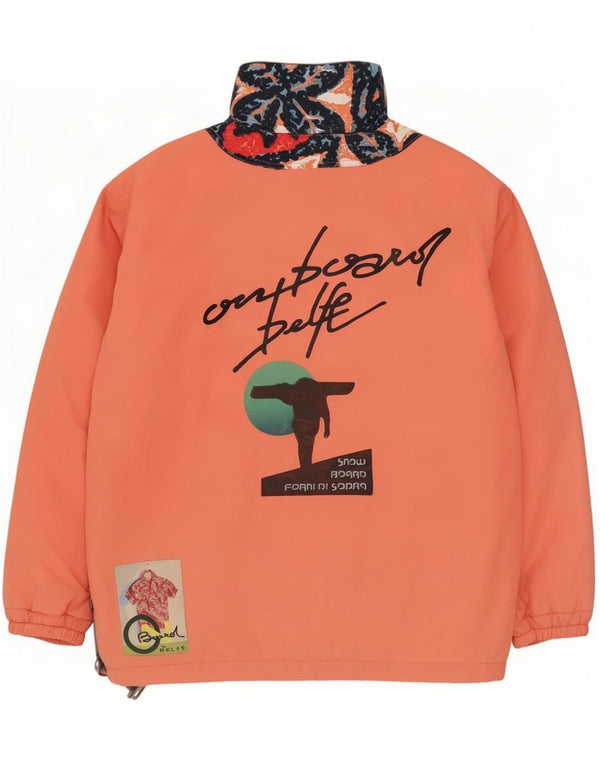Kurtka Belfe & Mens Graphic Anorak UK 44 XL Pomarańczowy kwiatowy poliamid