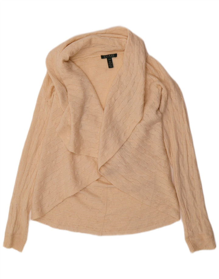 Sweter damski Ralph Lauren Oversized Open Cardigan UK 10 Small Beige