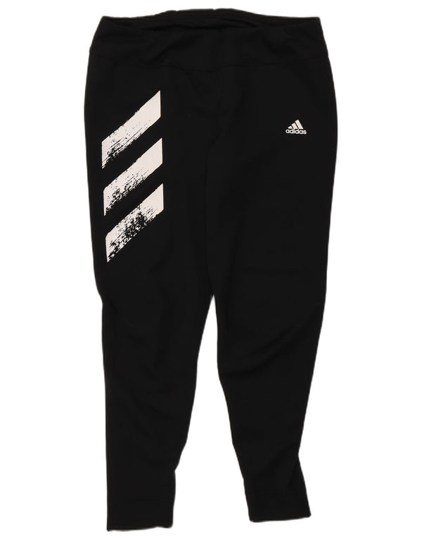 Damskie legginsy Adidas Aeroready UK 16/18, duże, czarne