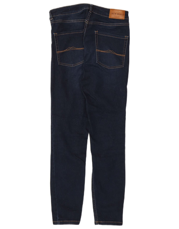 Damskie jeansy JACK WILLS Crop Skinny W27 L25 Granatowe