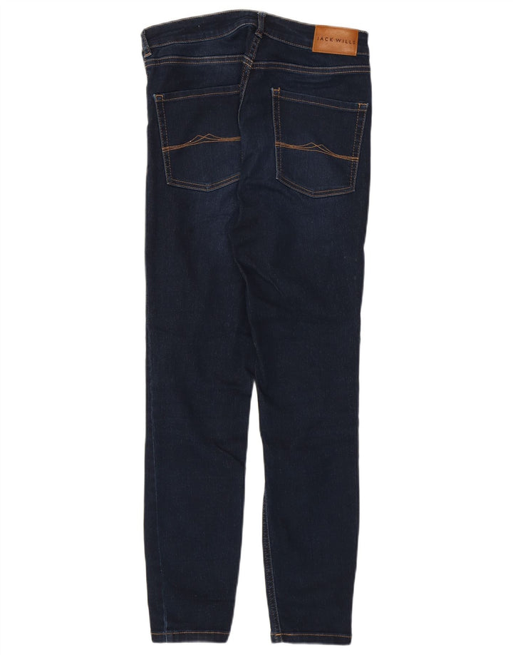 Damskie jeansy JACK WILLS Crop Skinny W27 L25 Granatowe