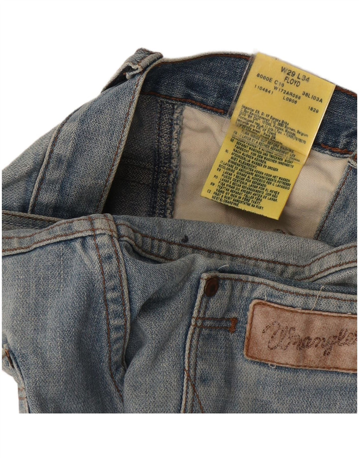 Męskie spodenki jeansowe Wrangler Floyd W29 Średnioniebieskie, bawełniane