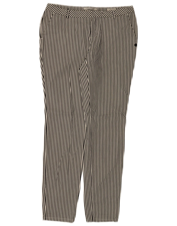 Spodnie damskie Scotch & Soda Slim Chino W29 L32 Białe bawełniane paski
