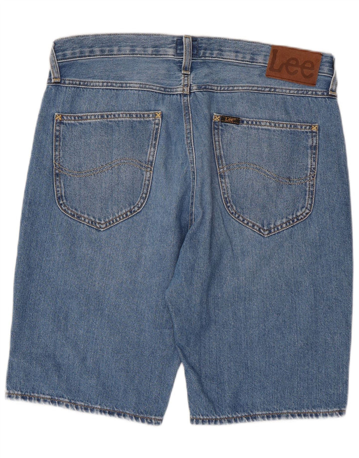 Męskie spodenki jeansowe LEE W34, duże, niebieskie