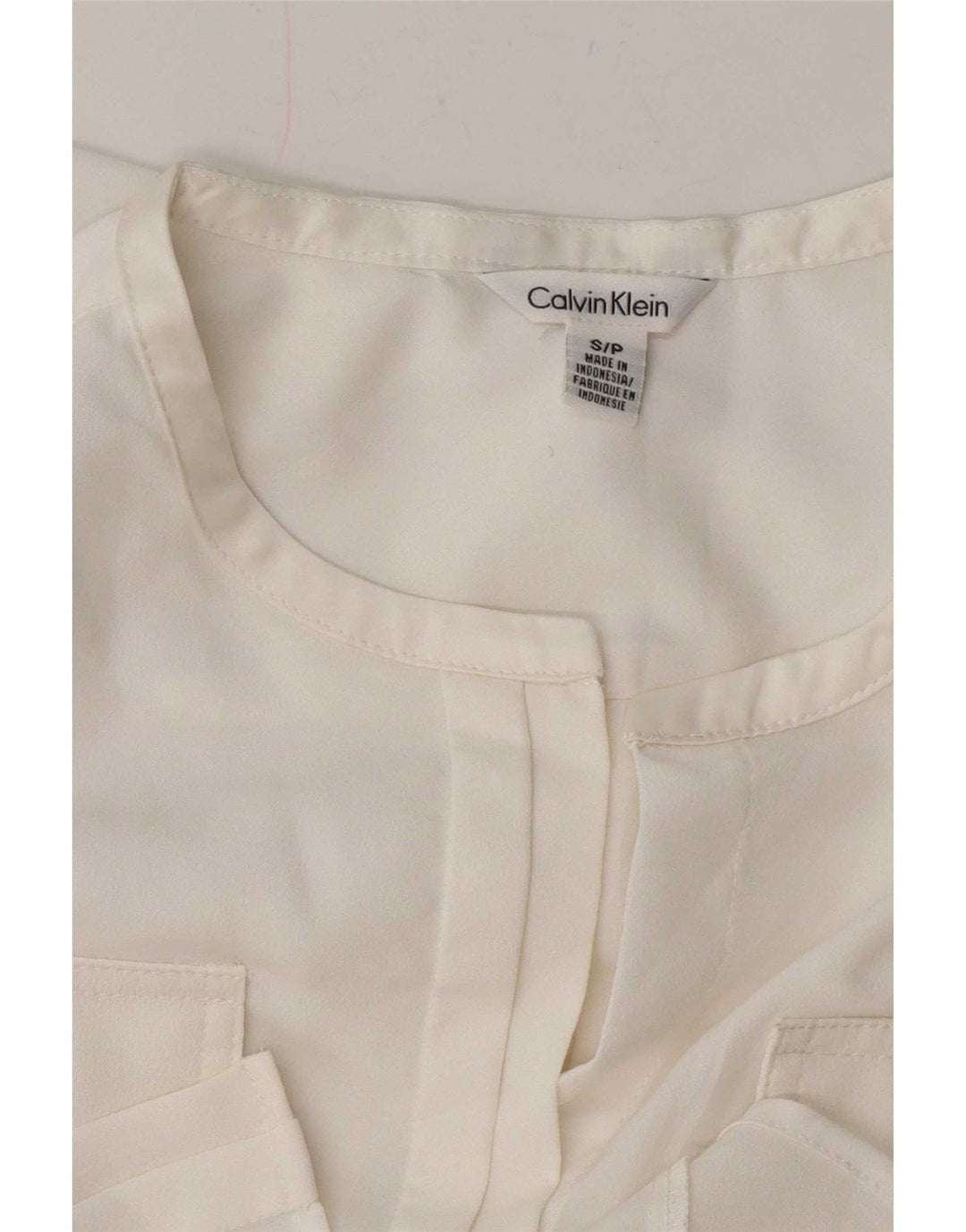 Damska koszula wojskowa Calvin Klein UK 10, mała, biała