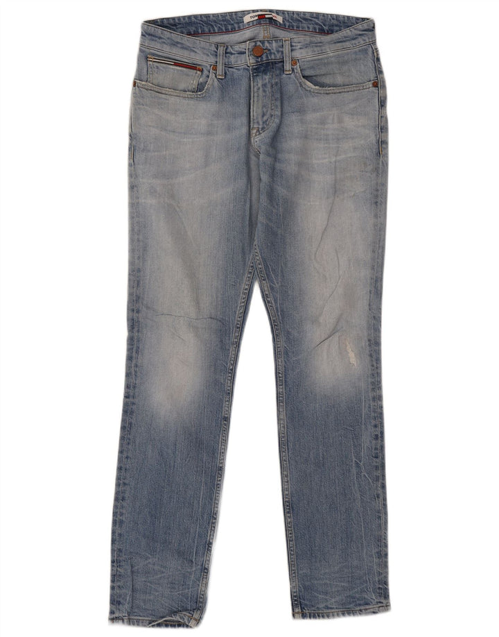 Damskie jeansy Slim Tommy Hilfiger W30 L32 Niebieskie
