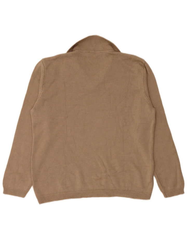 Damski sweter z golfem Zara UK 14 średni beż