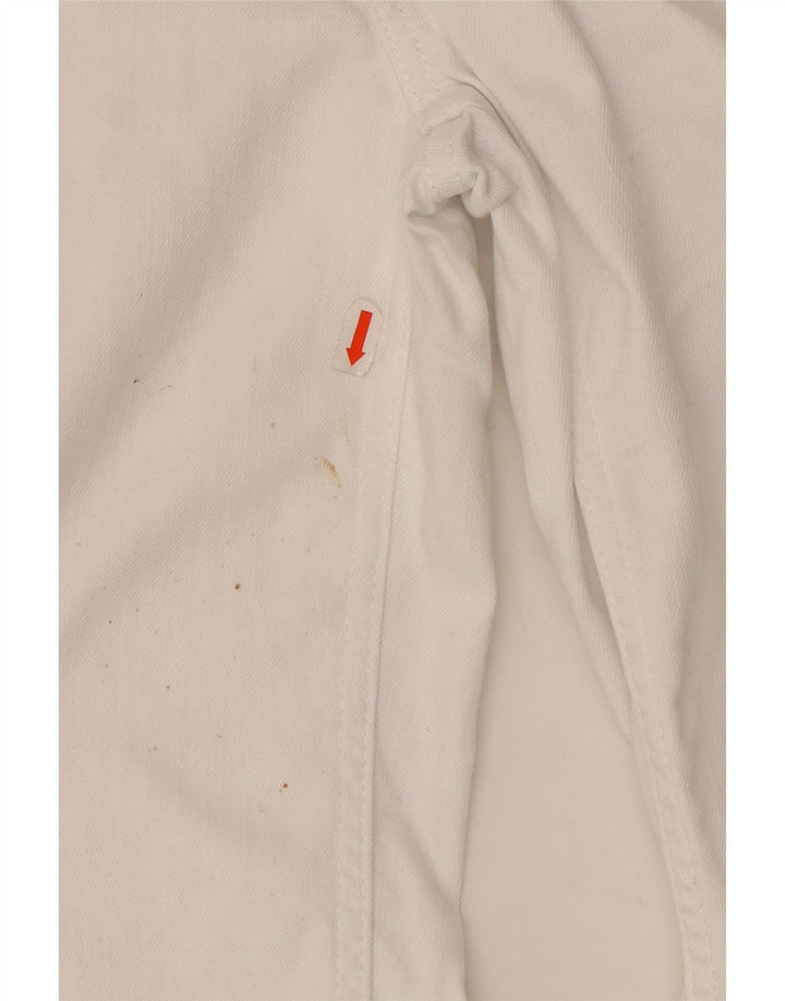 Damskie proste dżinsy Zara EU 36 XS W26 L29 Białe