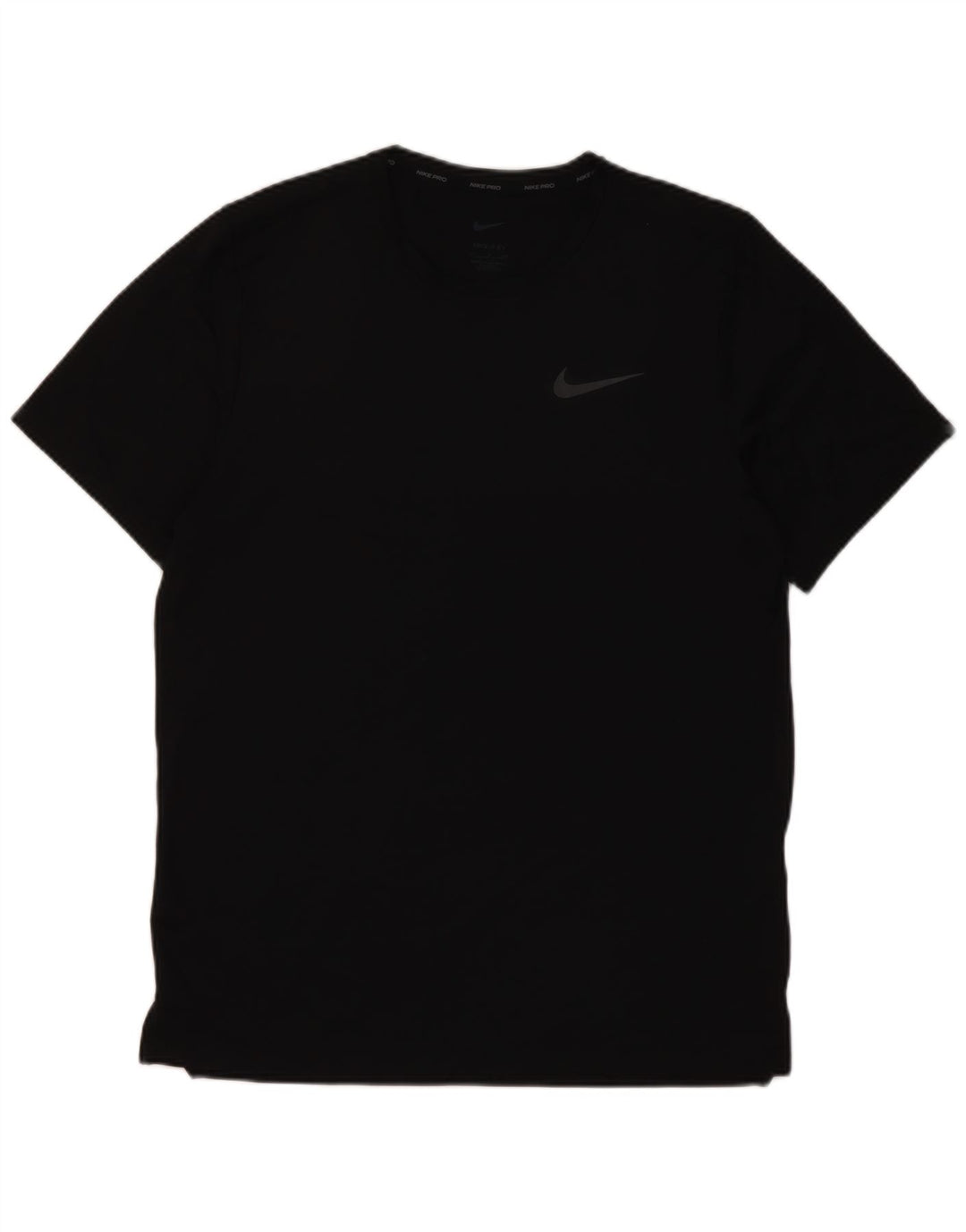 Męski T-shirt Nike Dri Fit, mały, czarny poliester