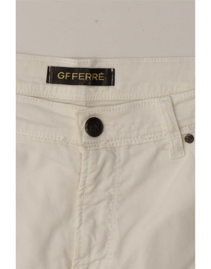 Damskie jeansy Bootcut GF Ferre W34 L31 białe
