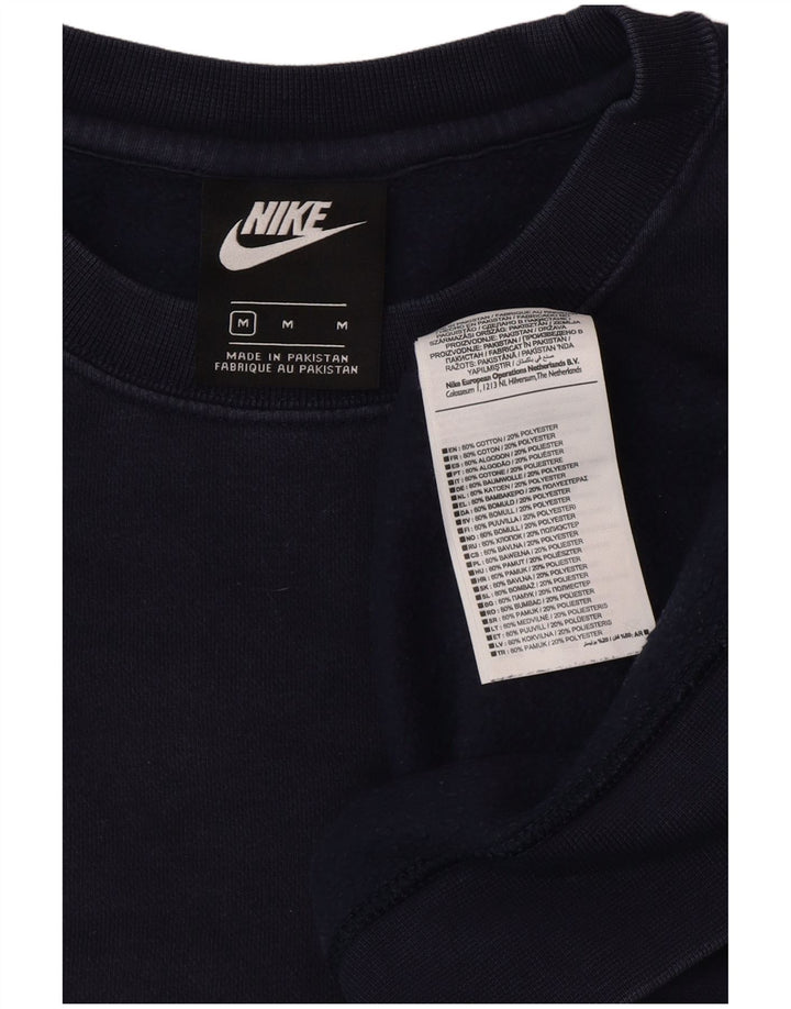 Męska bluza dresowa NIKE, średnia, granatowa, bawełniana