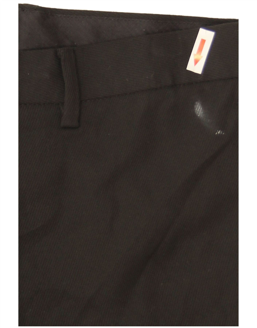Damskie proste spodnie chino Marks & Spencer W32 L31 Czarny poliester