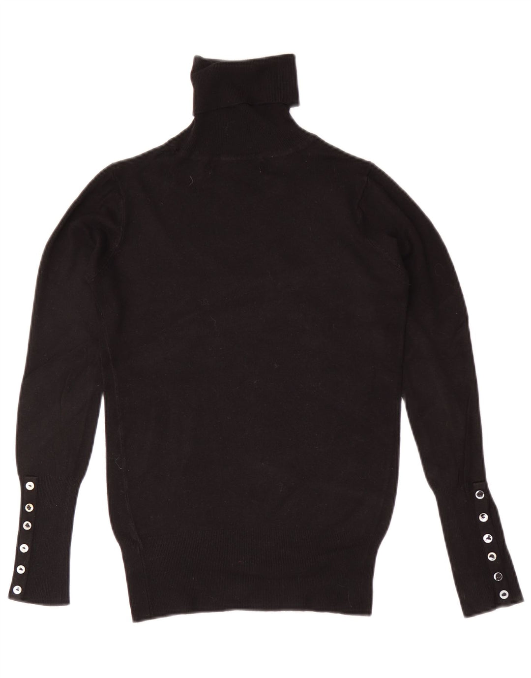 Sweter damski Zara z golfem UK 10, mały, czarny