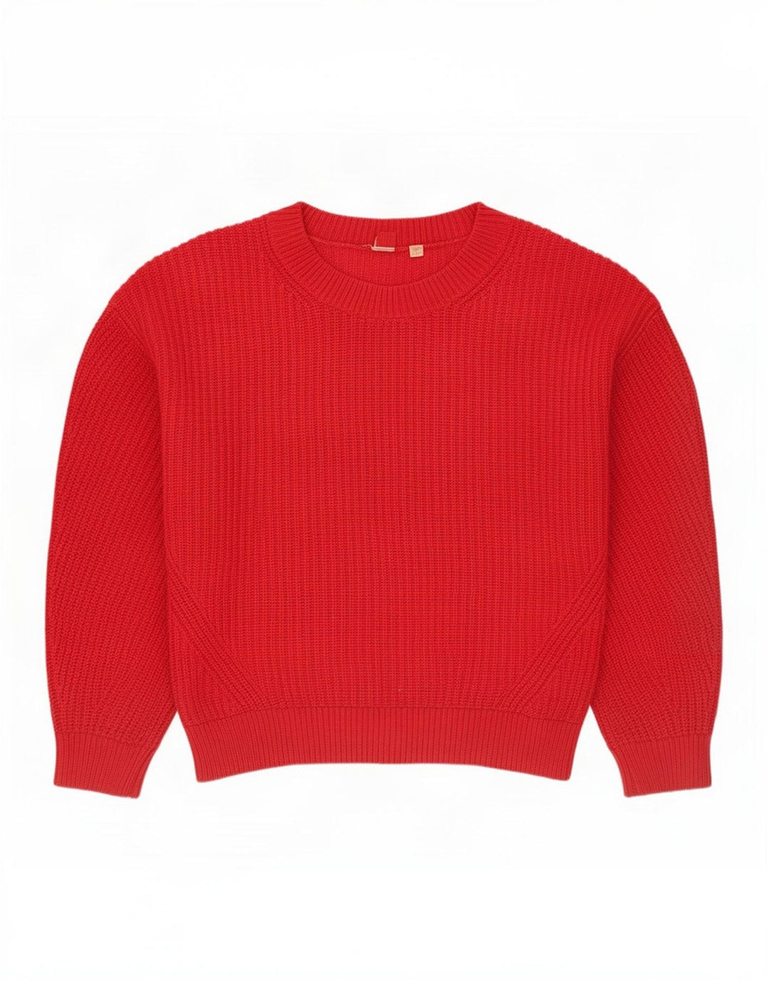 Męski sweter Gap z okrągłym dekoltem, mały, czerwony, bawełniany