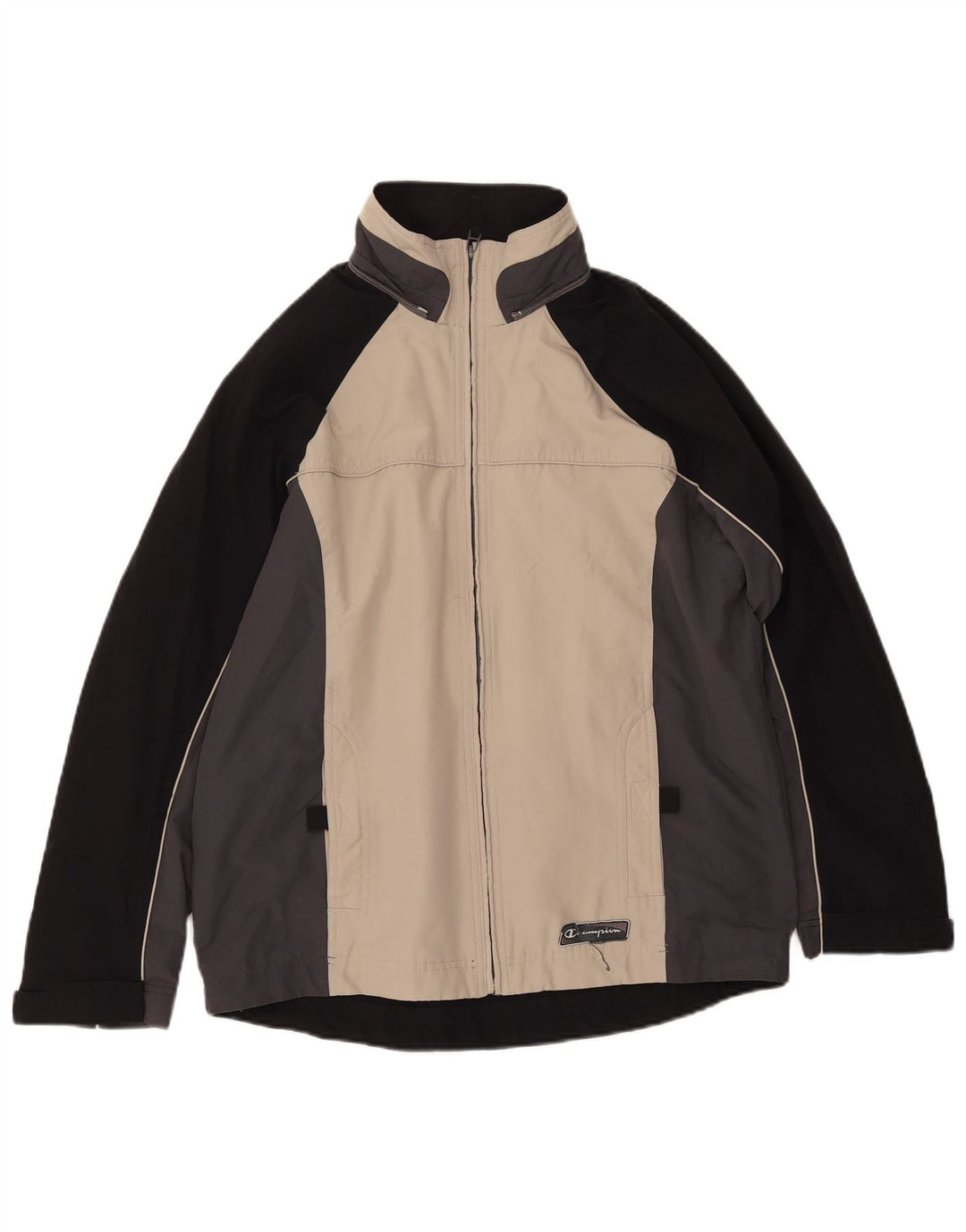 Męska kurtka wiatrówka CHAMPION UK 38, poliester w kolorze średniej czerni
