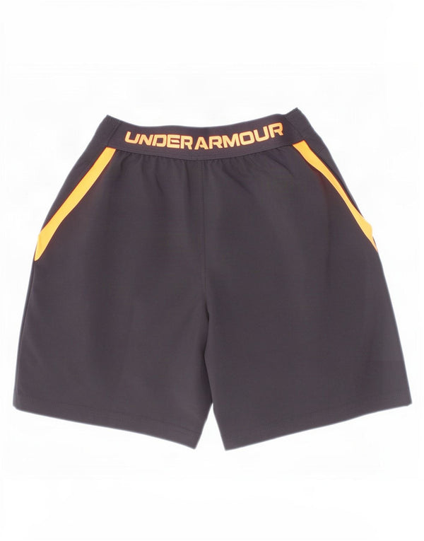 Chłopięce spodenki sportowe Under Armour z grafiką na 6-7 lat, czarne, z blokami kolorów
