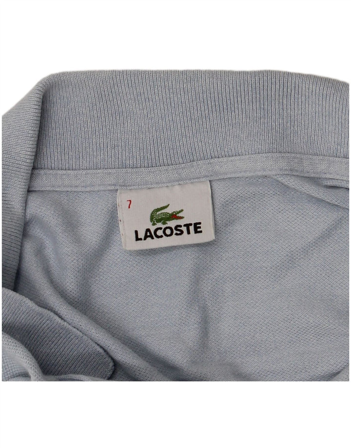 Męska koszulka polo Lacoste, rozmiar 7, 2XL, niebieska, bawełniana
