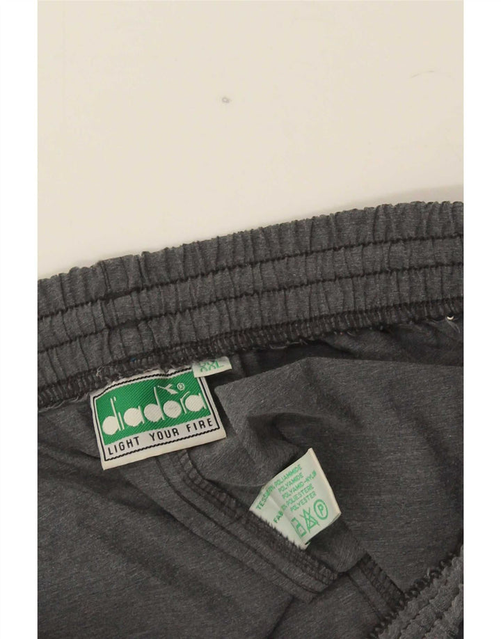 Męskie spodnie dresowe Diadora 2XL Szary nylon