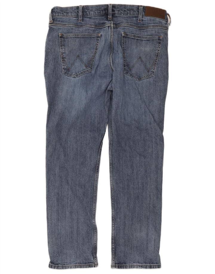Męskie jeansy Wrangler Regular Straight W36 L30 Niebieskie bawełniane