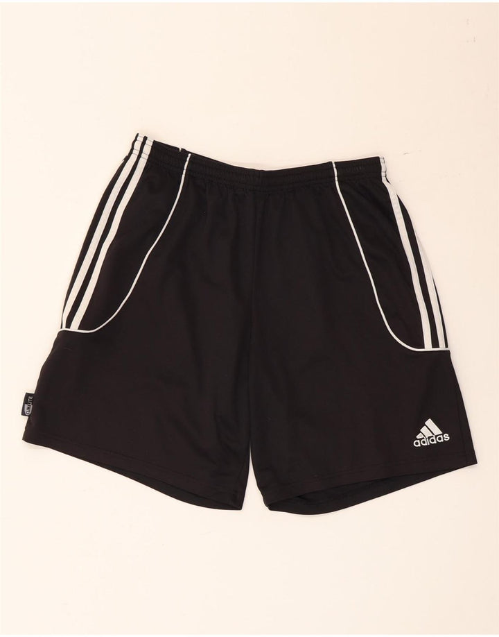 Męskie spodenki sportowe Adidas Climalite, duże, czarne, poliestrowe