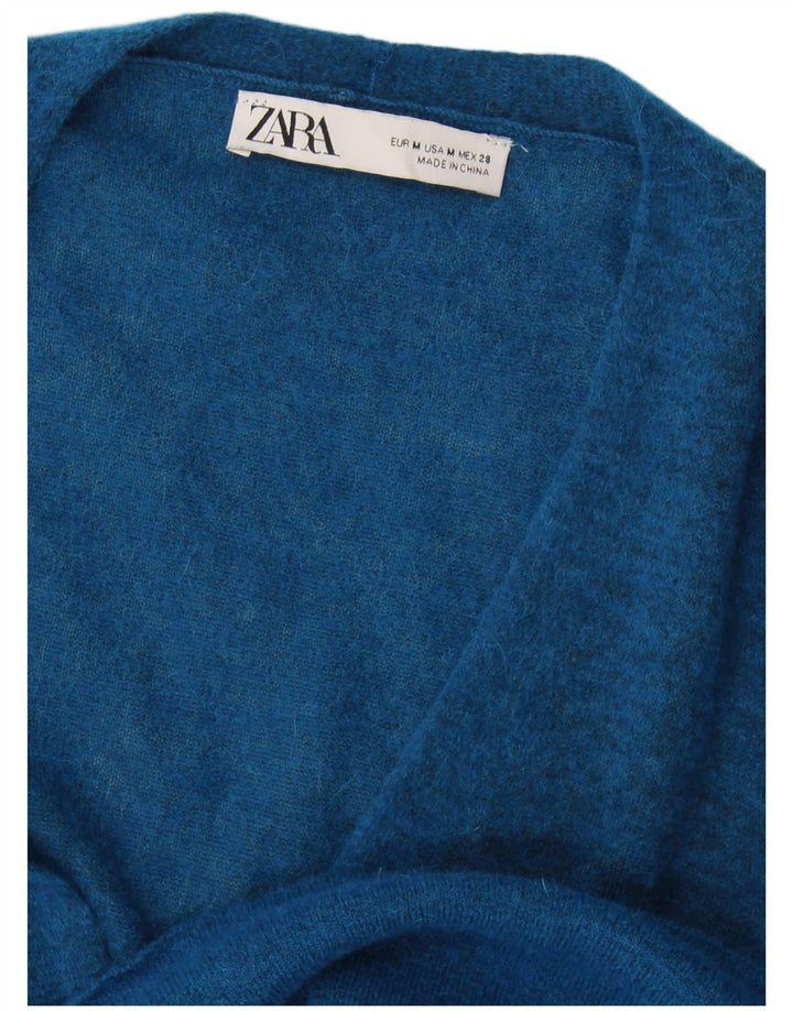 Damski sweter oversize Zara UK 14, średni niebieski