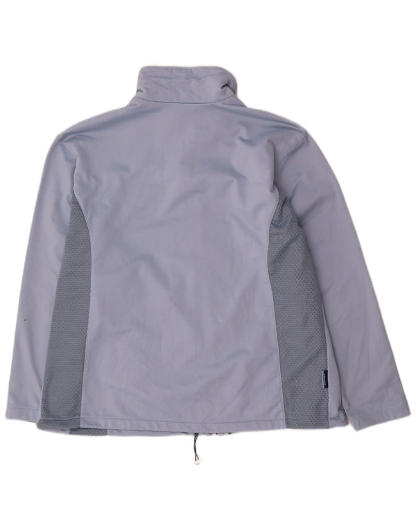 Damska bluza dresowa typu oversize Diadora UK 16, duża niebieska, z blokami kolorów