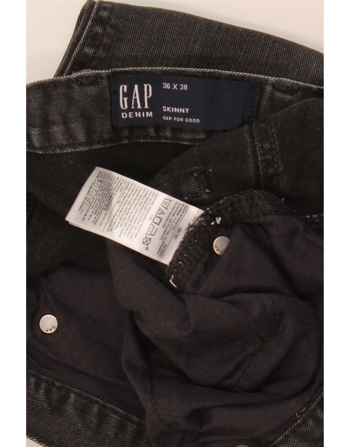 Męskie jeansy Gap Skinny W36 L30 Szara bawełna