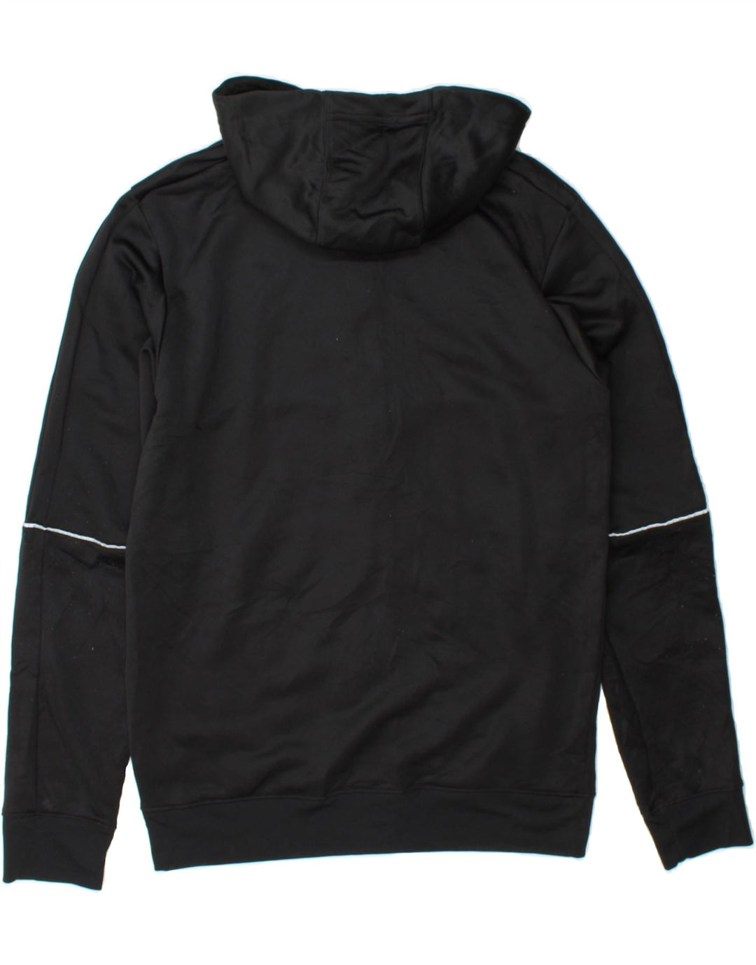 ADIDAS Mens Aeroready Zip Hoodie Sweater Small Black Polyester Vintage Adidas and Second-Hand Adidas from Messina Hembry 