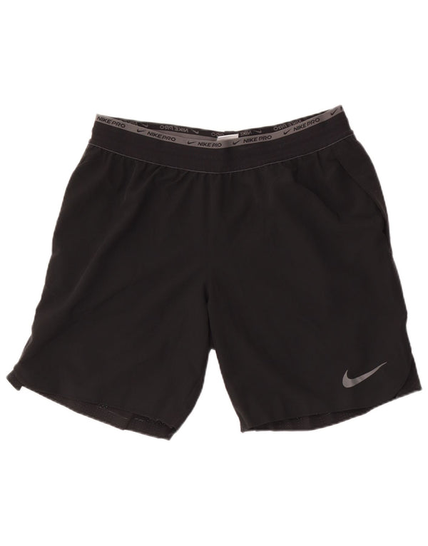 Męskie spodenki sportowe Nike Dri Fit, duże, czarne, poliestrowe