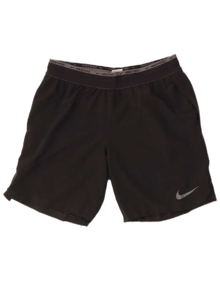 Męskie spodenki sportowe Nike Dri Fit, duże, czarne, poliestrowe