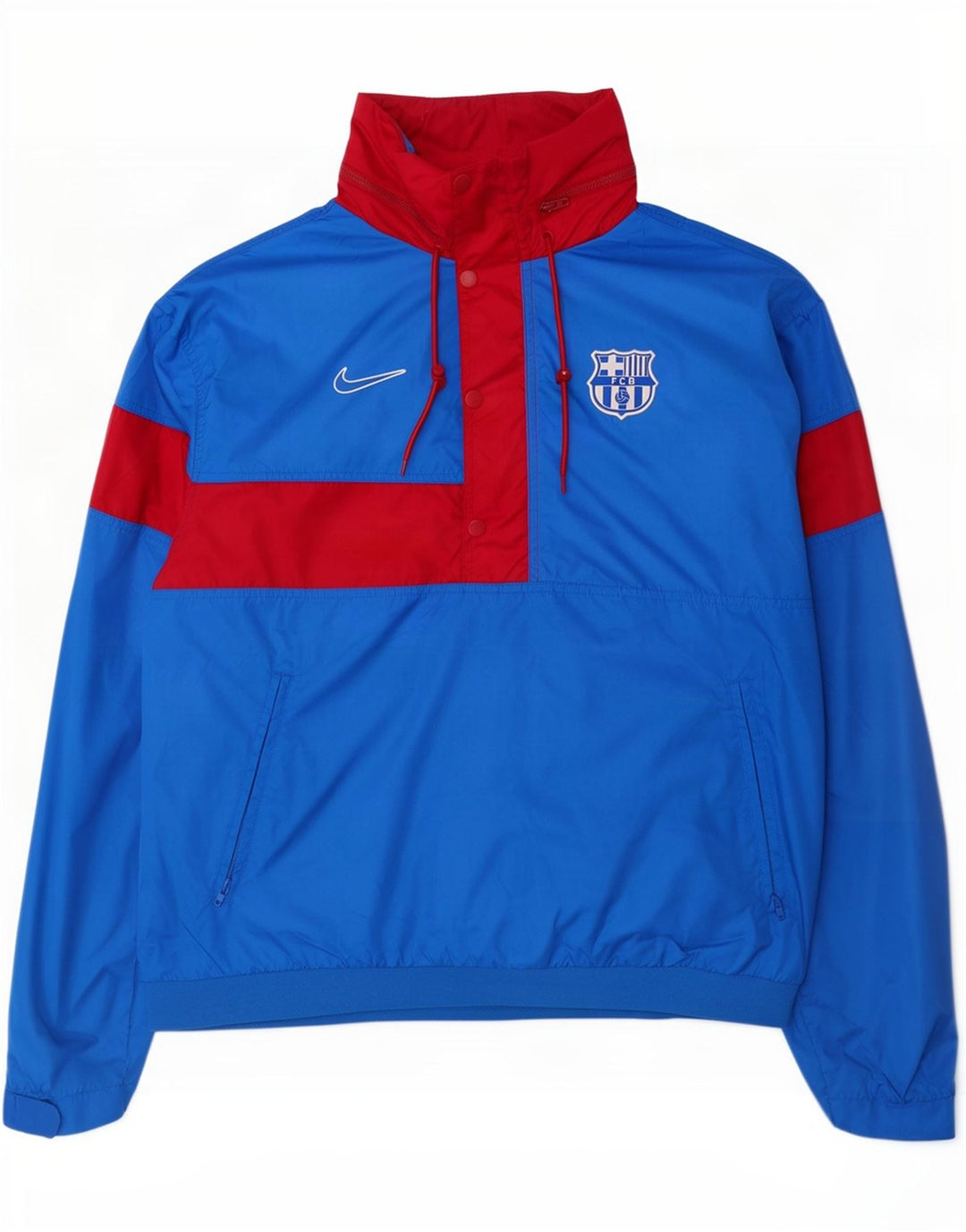 Męska kurtka dresowa Nike Barcelona Graphic w kolorze średnioniebieskim