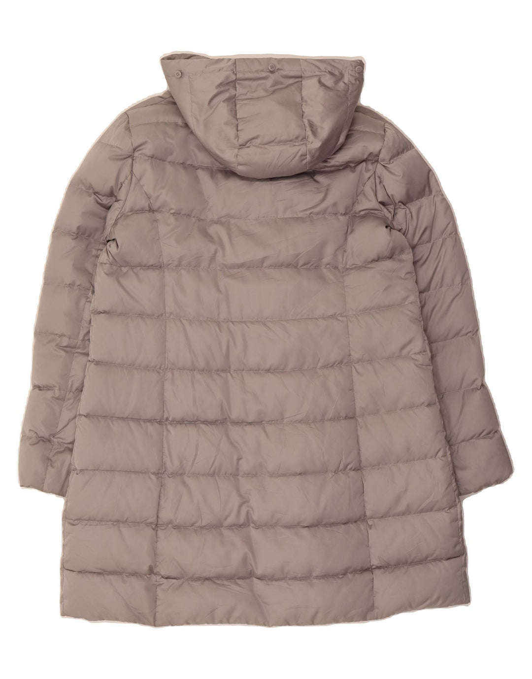 MABRUN Womens Hooded Padded Coat UK 16 Large Grey Vintage Mabrun and Second-Hand Mabrun from Messina Hembry 