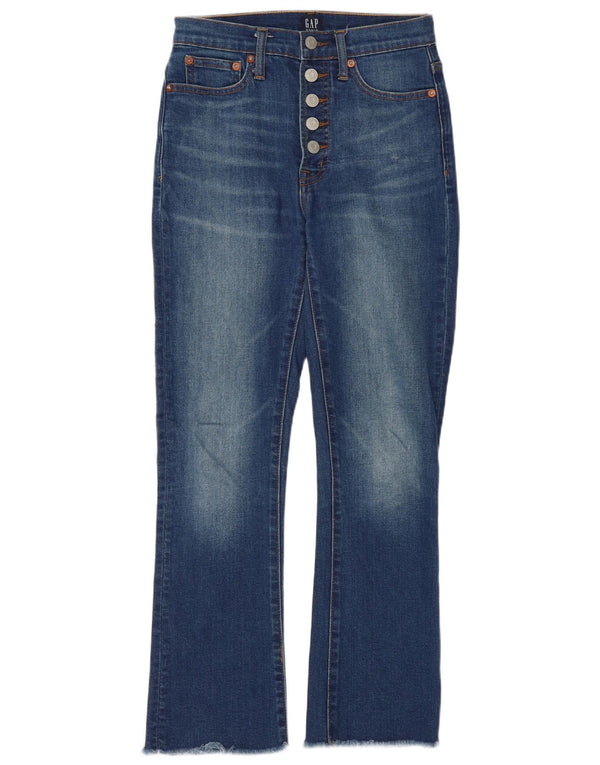 Damskie jeansy Gap Cropped IT 42/44 Medium W28 L26 Niebieskie bawełniane