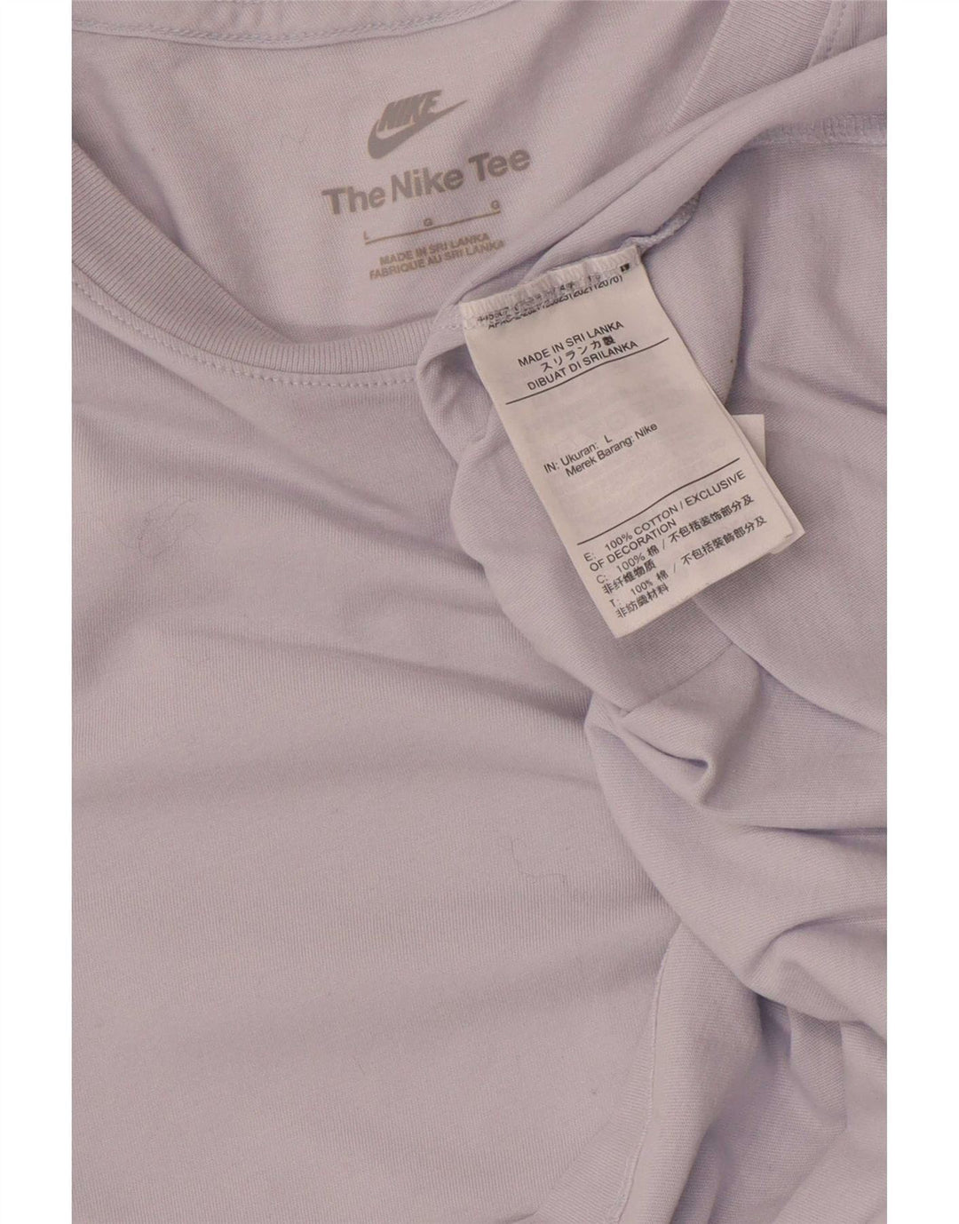 T-shirt męski Nike, duży, fioletowy, bawełniany