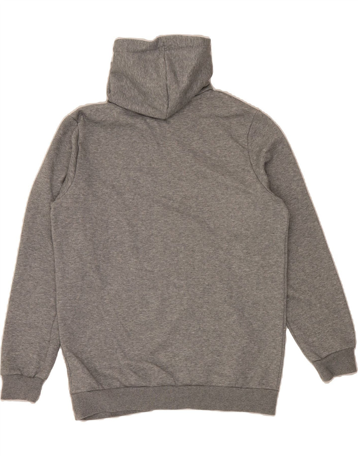 PUMA Mens Graphic Hoodie Jumper Small Grey Cotton Vintage Puma and Second-Hand Puma from Messina Hembry 