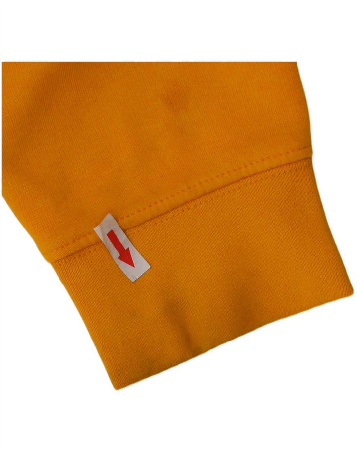 Męski sweter z kapturem Champion Graphic, średni żółty, bawełniany