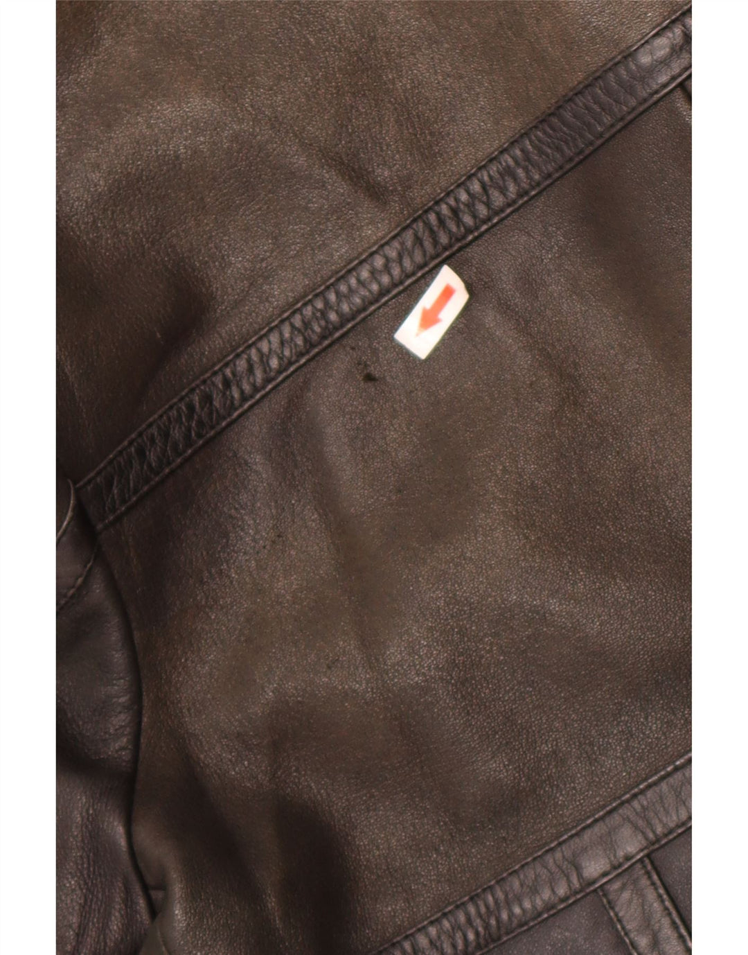 Vintage męska kurtka skórzana UK 36 Small Brown