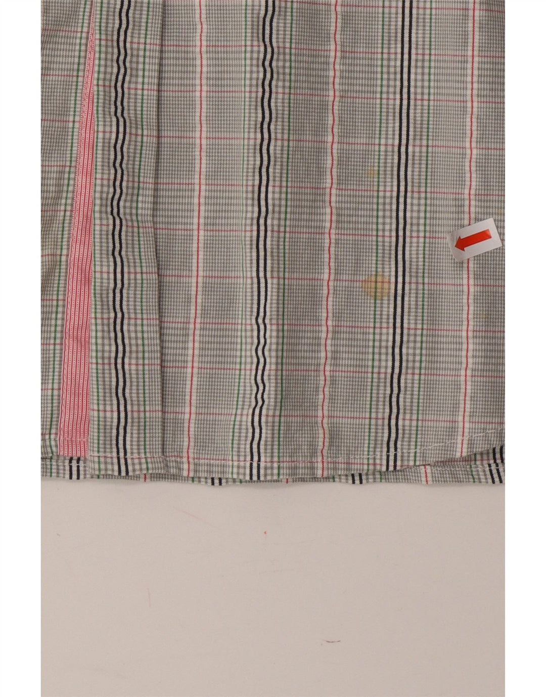 HUGO BOSS Mens Shirt Large Grey Check Cotton Vintage Hugo Boss and Second-Hand Hugo Boss from Messina Hembry 