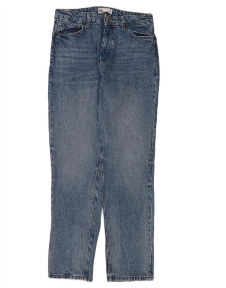 Damskie proste dżinsy Zara EU 40 Medium W30 L31 Niebieskie