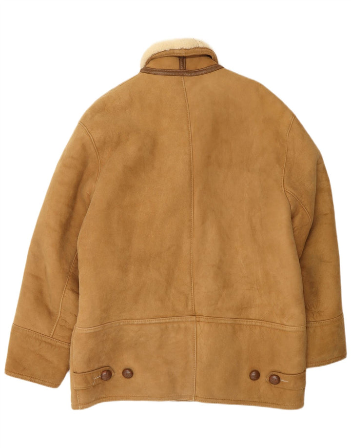 Męska kurtka Shearling Morlands Double Breasted UK 36 Small Brown