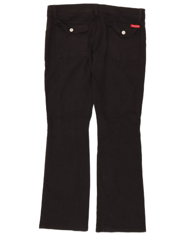 Spodnie damskie Dickies Bootcut US 11 Large W34 L31 Czarna bawełna