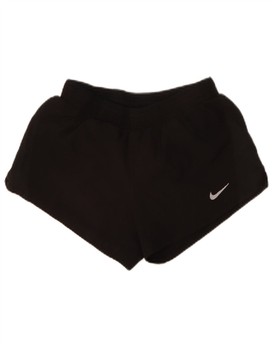 Damskie spodenki sportowe Nike Dri Fit UK 10, małe, czarne, poliestrowe