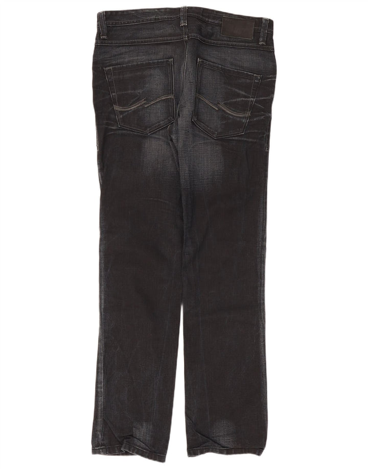 Męskie proste dżinsy Jack & Jones W36 L34 Czarne