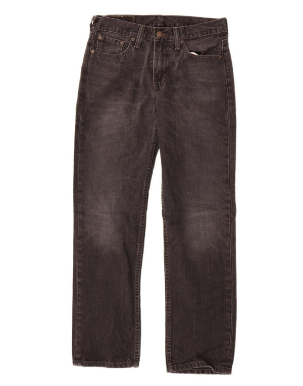 Damskie dżinsy Levi's 514 Straight W30 L32 Czarna bawełna