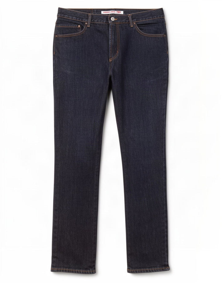 Damskie jeansy Carrera 700 Slim W36 L32 Granatowa bawełna