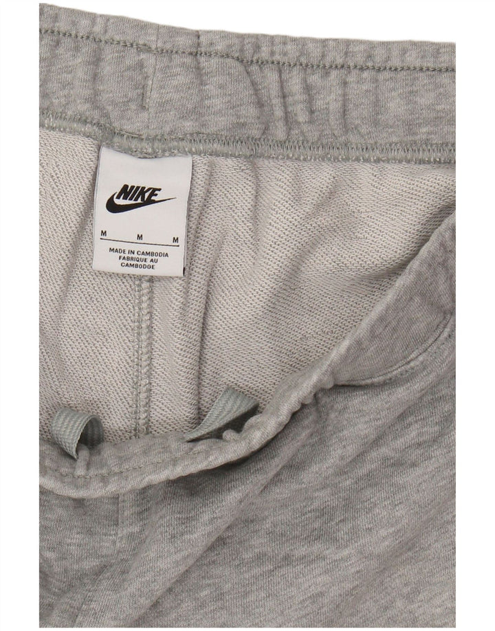 Męskie spodenki sportowe NIKE z grafiką, bawełna w kolorze średniej szarości