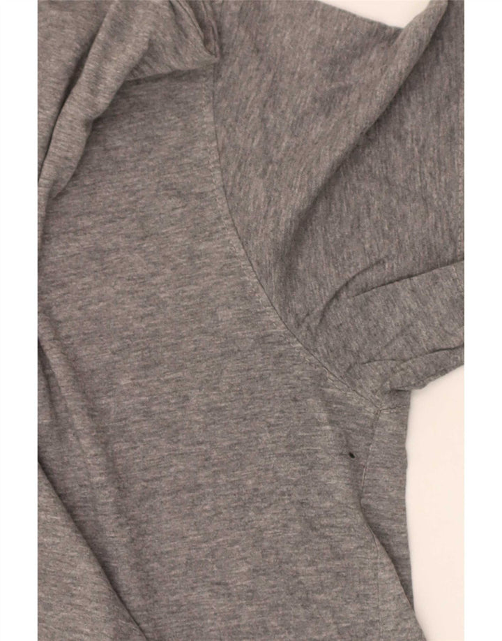 Męski T-shirt z grafiką Fila, średni szary, nakrapiany