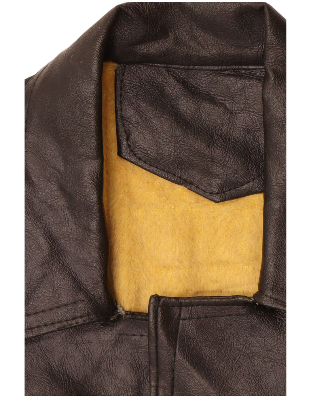 Męska kurtka skórzana VINTAGE UK 40 duża czarna skóra